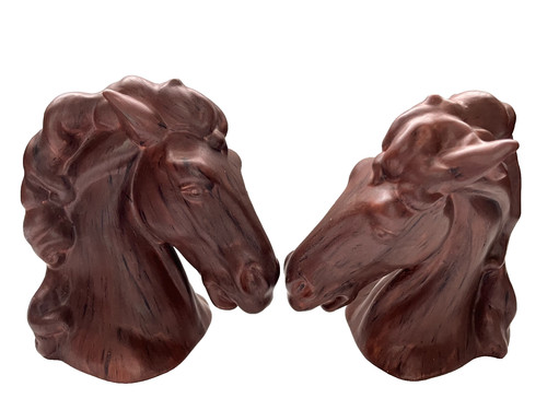Vintage pair ceramic - of, horse