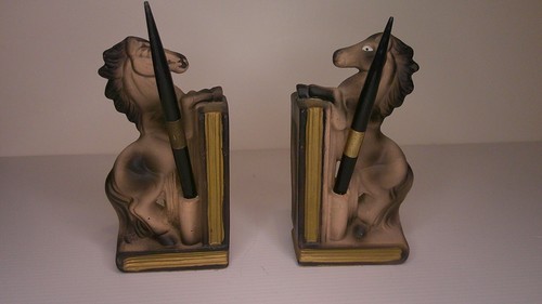 Vintage ceramic horse shaped - ceramic,
